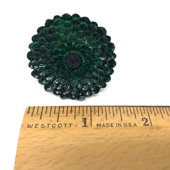 Hand painted enamel finish flower ring, NWOT - Picture 11 of 11